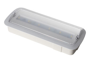 Wall Recessed Indoor IP20 LED Rechargeable Emergency Light 3 Hours Operation