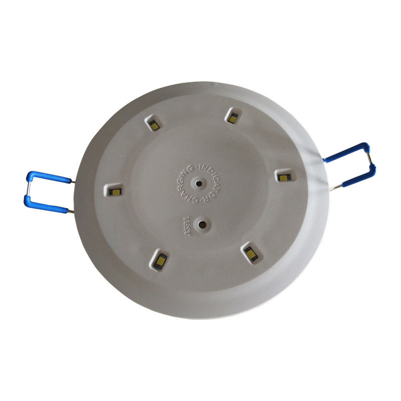 6pcs 5730 LED تجاری 3W چراغ اضطراری سقف با باتری IP20 استیل L117N