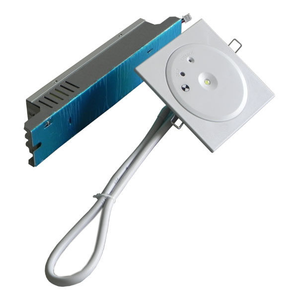 نور اضطراری سقف مرسوم IP45 بدون نگهداری 1W LED قابل شارژ مجدد با باتری