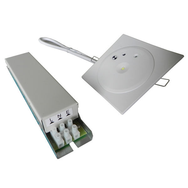 چراغ اضطراری سقف تجاری قابل شارژ مجدد با باتری پشتیبان 1W SMD LED سفید EL1-1AN