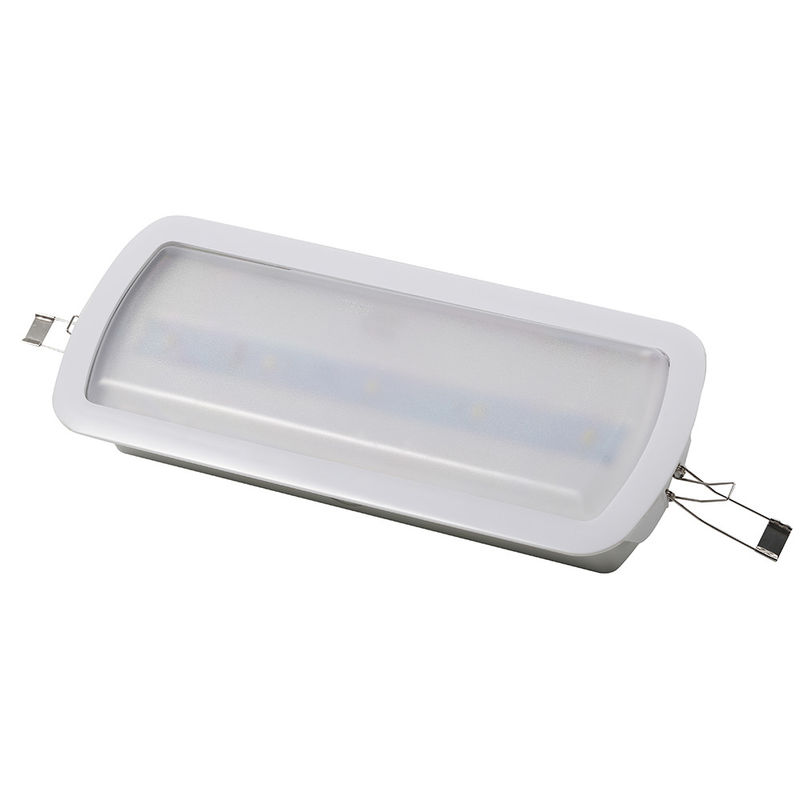 چراغ اورژانسی LED ABS ضد آتش با 10 SMD 5730 LED و باتری Ni-Cd 3.6V 1.8Ah