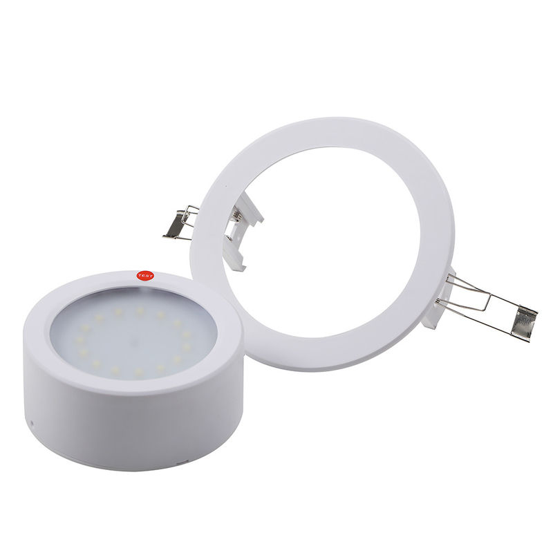 چراغ اضطراری 3W LED سقف درهم شکسته ABS Casing 60Hz 5pcs SMD Ni-Cd باتری L128N