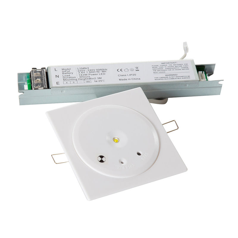 چراغ اضطراری LED با 3W SMD LED سفید برای سقف