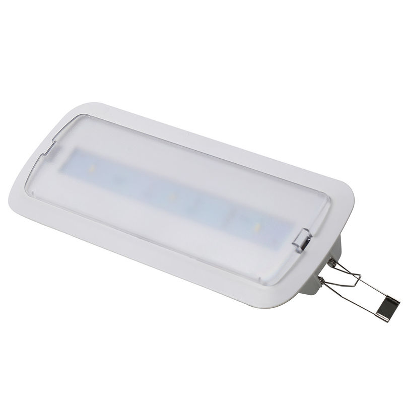 3 عدد چراغ اضطراری توکار SMD 5730 LED با باتری Ni-Cd 3.6V 0.6Ah برای بیش از 3 ساعت روشنایی
