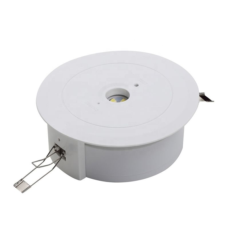 3 سال گارانتی چراغ اضطراری سقف LED با باتری پشتیبان ABS Casing IP20 L114MN-B