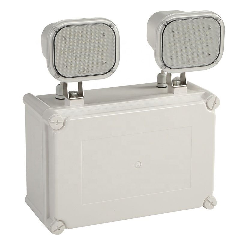 چراغ اضطراری LED قابل شارژ IP65 Twin Spot با پشتیبان باتری 3 ساعته، بدنه PC L107N