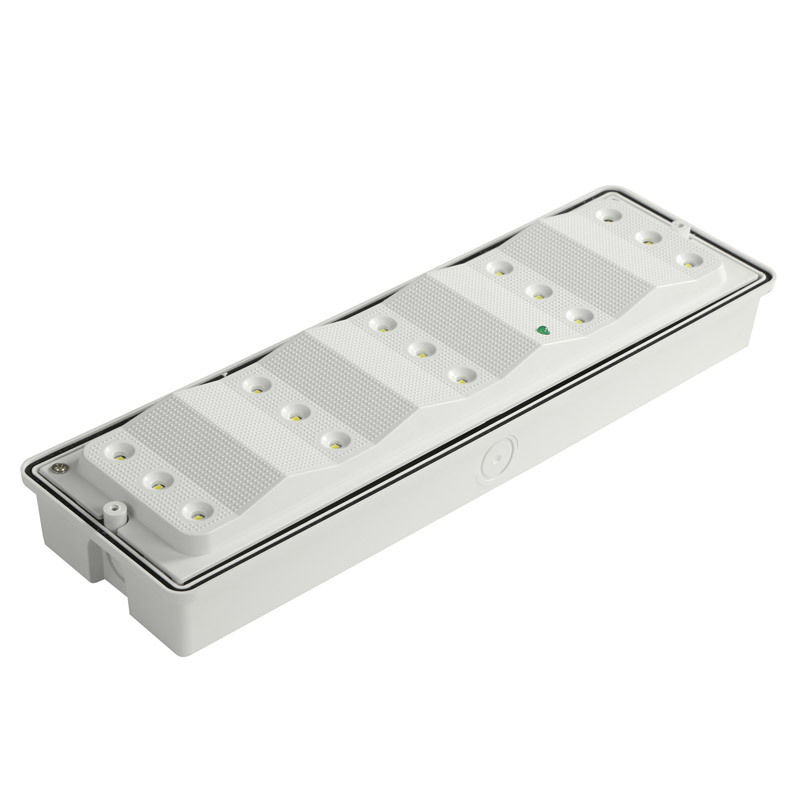 IP65 ضد آب چراغ اضطراری LED 3W موقعیت مرطوب Ni-Cd باتری پشتیبان 15pcs 2835 SMD 6500K