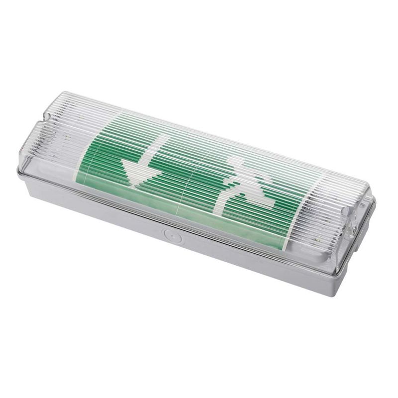 IP65 ضد آب چراغ اضطراری LED 3W Ni Cd باتری پشتیبان 15pcs 2835 SMD 6500K