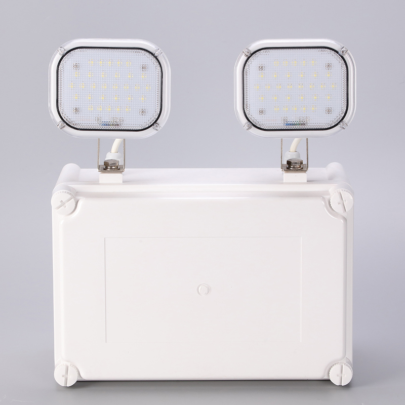 چراغ اضطراری دو نقطه LED 2x6W High Lumen 3 سال گارانتی 50000 ساعت طول عمر