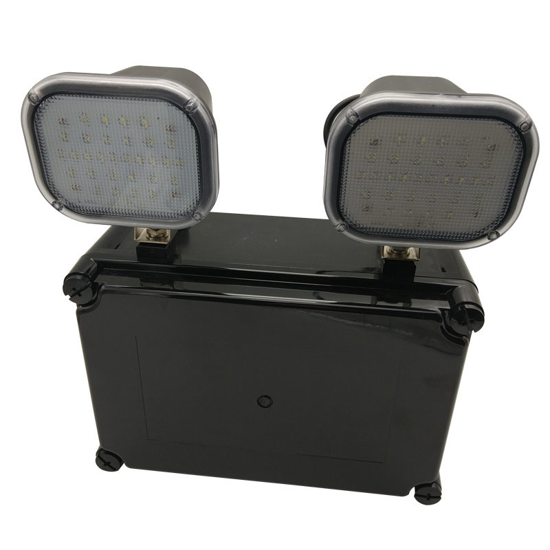 220V ورودی 2x6W Twin Spot LED نور اضطراری 3 سال گارانتی 50000 ساعت طول عمر