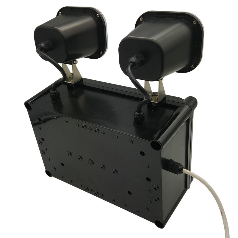 220V ورودی 2x6W Twin Spot LED نور اضطراری 3 سال گارانتی 50000 ساعت طول عمر