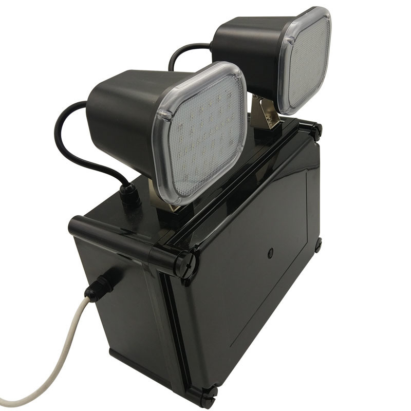220V ورودی 2x6W Twin Spot LED نور اضطراری 3 سال گارانتی 50000 ساعت طول عمر