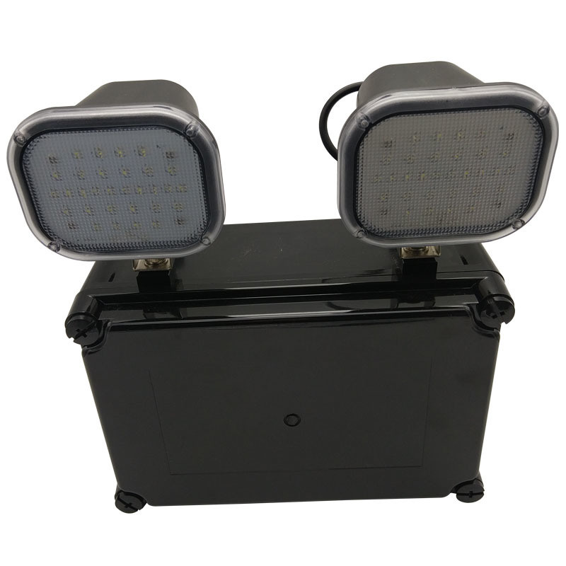 220V ورودی 2x6W Twin Spot LED نور اضطراری 3 سال گارانتی 50000 ساعت طول عمر