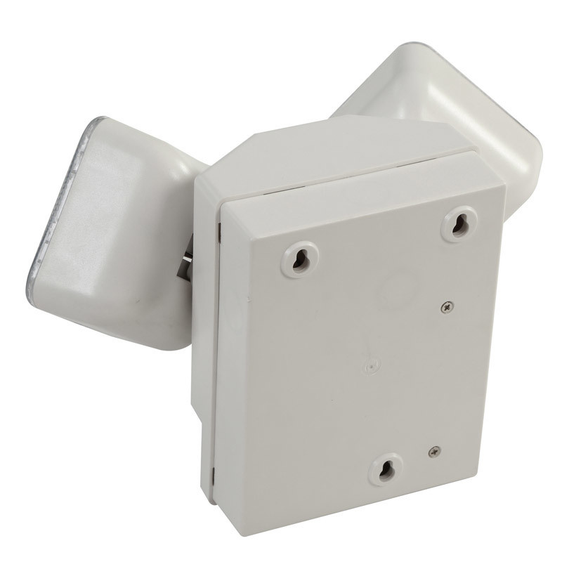چراغ اضطراری 6 وات دو نقطه LED 6500K 3.6V 3.0Ah باتری Ni-Cd بدنه PC IP20