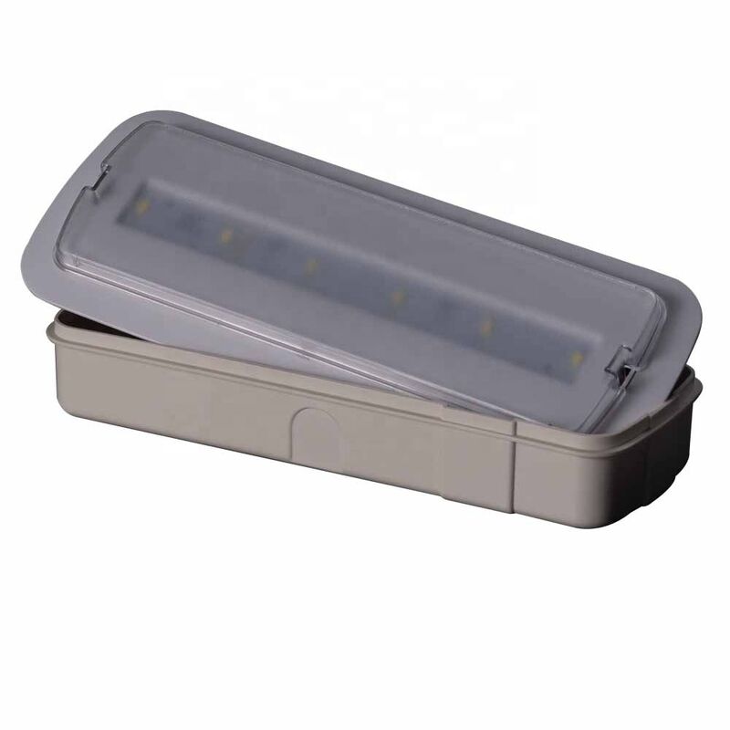 چراغ اضطراری شارژ پذیر LED 3W نصب شده در دیوار و سقف با 3 سال گارانتی و 180 دقیقه پشتیبان