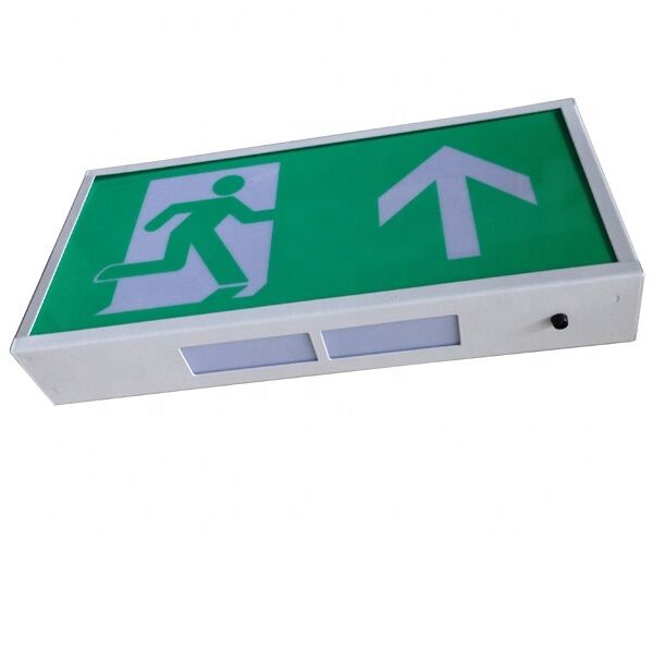 علامت خروج اضطراری LED 3W با 3 سال گارانتی و 180 دقیقه زمان اضطراری چراغ اضطراری LED قابل شارژ