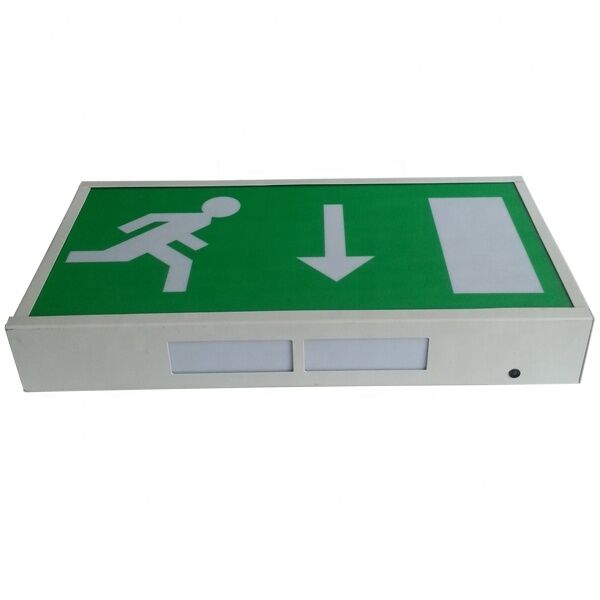 علامت خروج اضطراری LED 3W با 3 سال گارانتی و 180 دقیقه زمان اضطراری چراغ اضطراری LED قابل شارژ