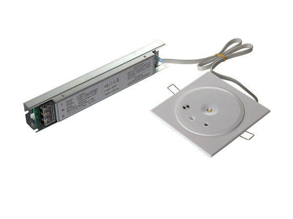 صرفه جویی در انرژی IP20 اضطراری سقف تجاری با باتری پشتیبان LED Downlight 3W SMD White Ni-Mh Battery
