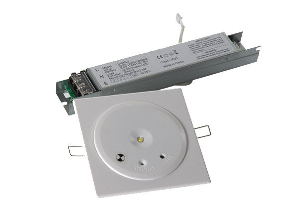 صرفه جویی در انرژی IP20 اضطراری سقف تجاری با باتری پشتیبان LED Downlight 3W SMD White Ni-Mh Battery