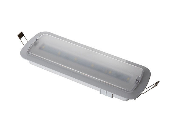چراغ اضطراری توکار قابل نصب روی سقف L116M-B 230 ولت با باتری قابل شارژ LED با پشتیبان باتری