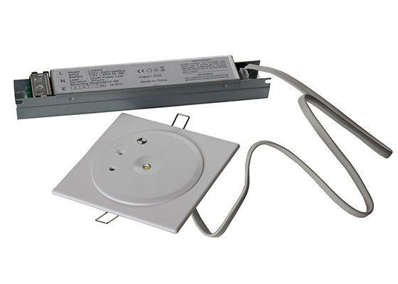 چراغ اضطراری سقف تجاری با کیفیت IP20 با باتری پشتیبان 3 ساعت کار بدون نگهداری لامپ LED