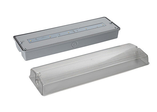 علامت خروج اضطراری LED 220 ولت با عملکرد 3 ساعت، پوشش ABS ضد آتش و باتری نیکل کادمیوم