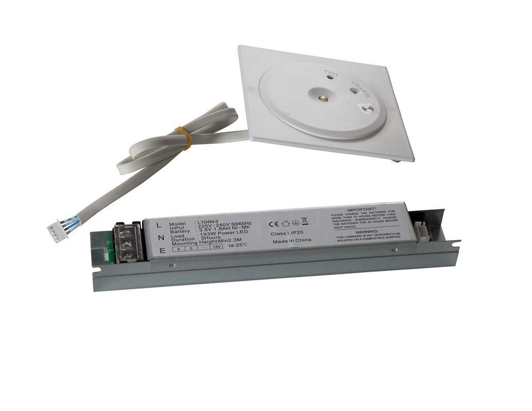 چراغ اضطراری LED IP20 بدون نگهداری علامت خروج آتش 220V L104N-3