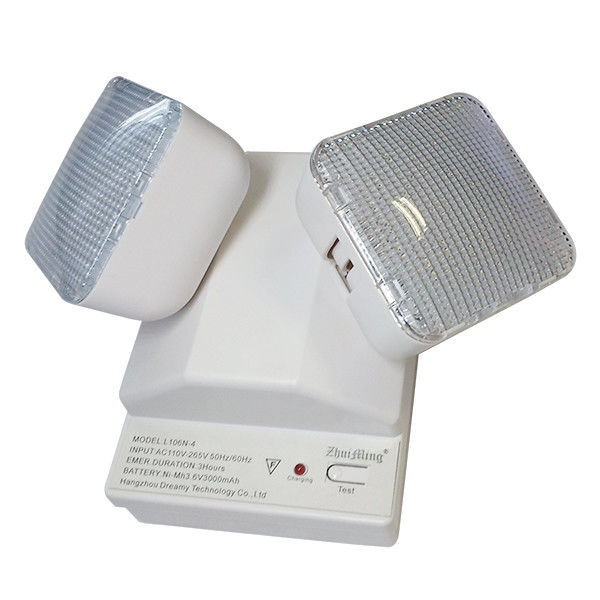 چراغ اضطراری دو نقطه ای LED قابل شارژ مجدد با باتری پشتیبان باتری 3 وات با 3 سال گارانتی