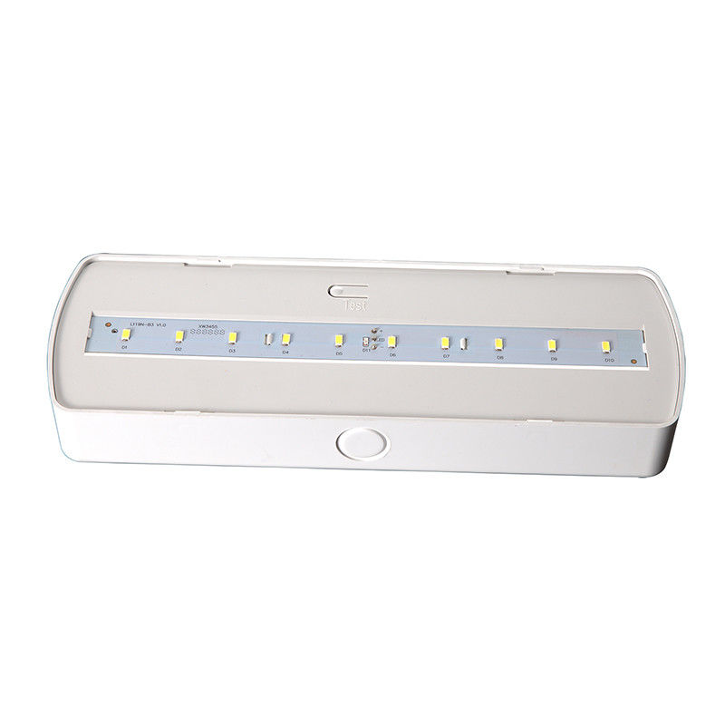 چراغ اورژانسی LED ABS ضد آتش با 10 SMD 5730 LED و باتری Ni-Cd 3.6V 1.8Ah