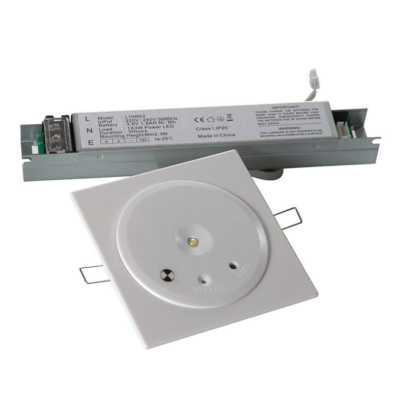 3 ساعت کارکرد اضطراری LED سقفی فرورفته 3 سال گارانتی L104N