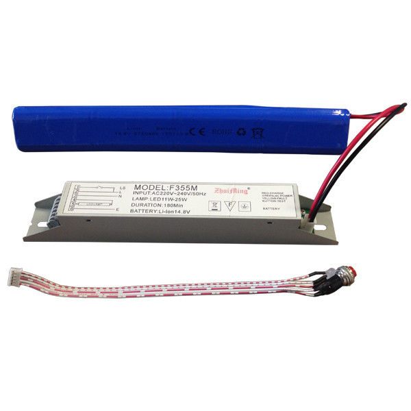 منبع برق نور اضطراری با باتری لیتیوم یون 14.8V 6.0Ah و عملکرد خود آزمایشی برای مدت زمان بیش از 3 ساعت
