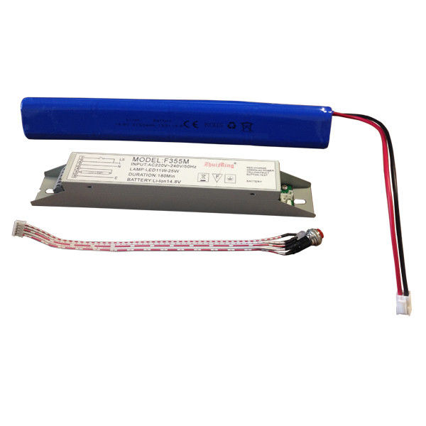 منبع برق نور اضطراری با باتری لیتیوم یون 14.8V 6.0Ah و عملکرد خود آزمایشی برای مدت زمان بیش از 3 ساعت
