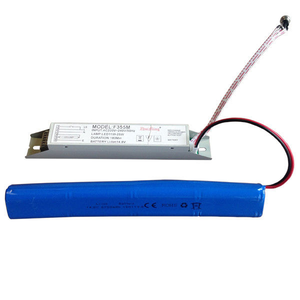 منبع برق نور اضطراری با باتری لیتیوم یون 14.8V 6.0Ah و عملکرد خود آزمایشی برای مدت زمان بیش از 3 ساعت