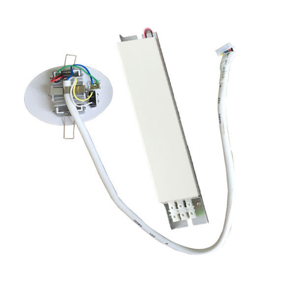 چراغ اضطراری توکار LED SMD سفید 1 وات 220 ولت ساختمان‌های تجاری IP20 با پشتیبان باتری