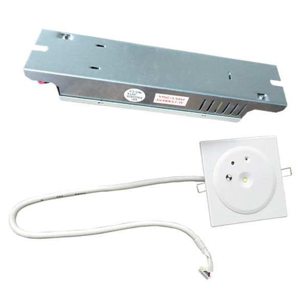 نور اضطراری سقف مرسوم IP45 بدون نگهداری 1W LED قابل شارژ مجدد با باتری