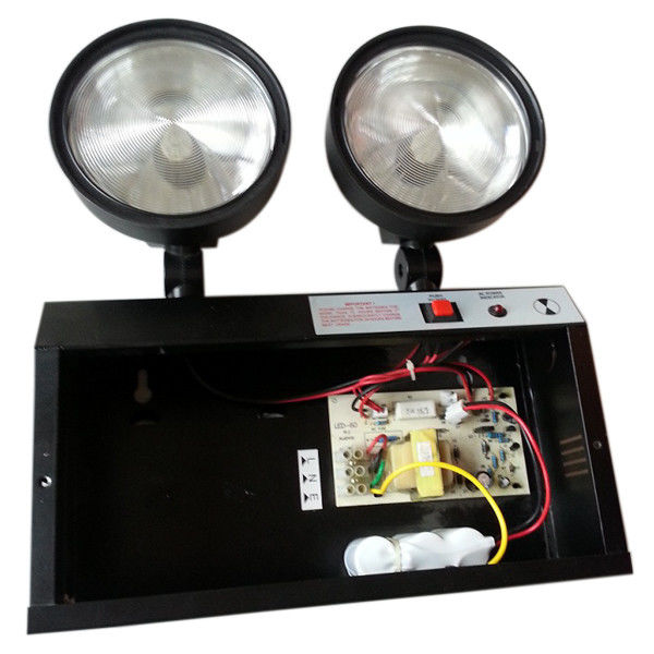 چراغ های اضطراری LED دو نقطه ای قابل شارژ بدون نگهداری IP20 با نصب آسان