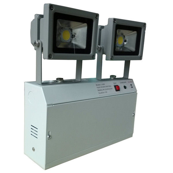 ساختمان های تجاری خود آزمایشی چراغ اضطراری دو نقطه ای 2x10W COB LED L109N-2
