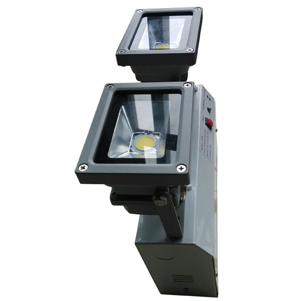 ساختمان های تجاری خود آزمایشی چراغ اضطراری دو نقطه ای 2x10W COB LED L109N-2