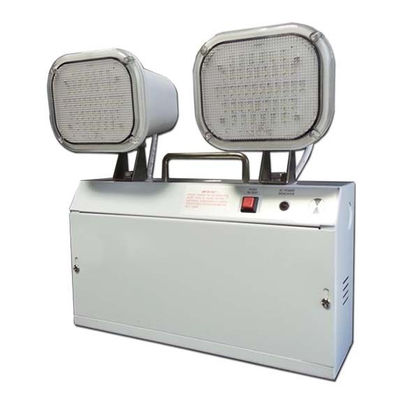 ۳ سال گارانتی ۲۲۰ و ۲۴۰ ولت چراغ اضطراری دو نقطه با ۳ ساعت دوام و پوشش فولادی