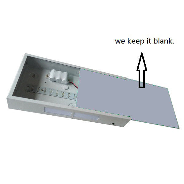 3 ساعت کار SMD LED Sign Exit سطح دیوار نصب شده باتری IP20 Ni-Cd L201M