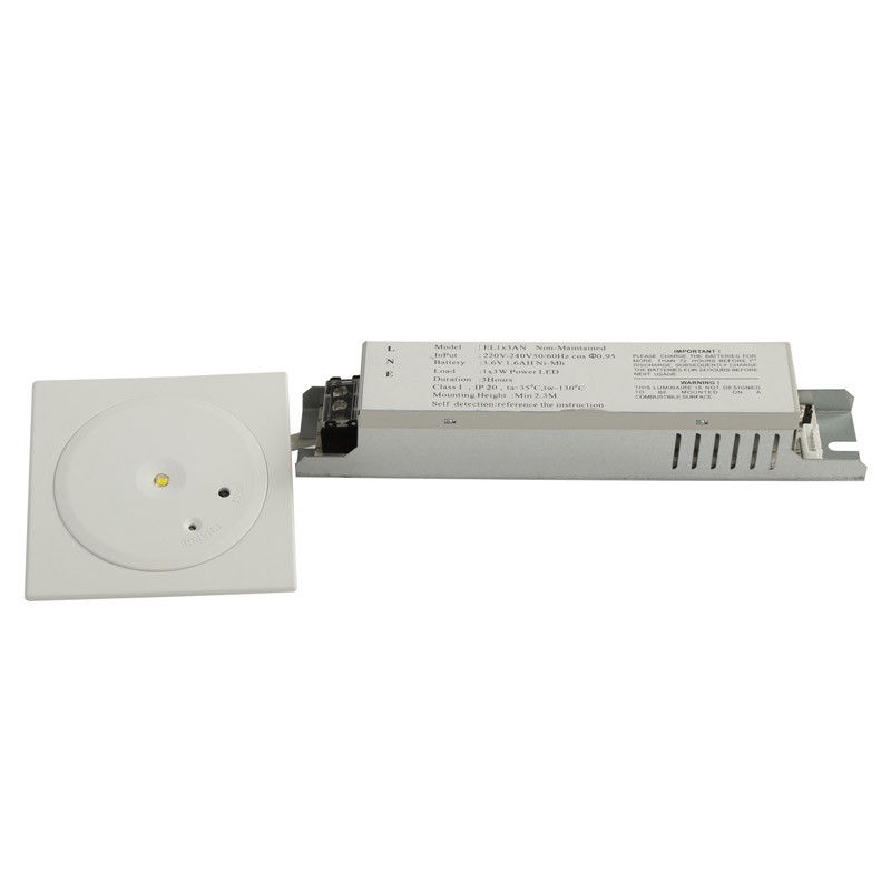 SMD سفارشی 3W سقف LED روشنایی اضطراری باتری پشتیبان Ni-Mh 3.6V